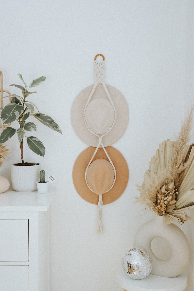 Boho Macrame Hat Hanger – DayCrafter