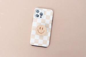 NEW Smiley Face Phone Grip