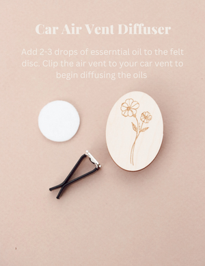 March Birth Flower - Air Vent Car Diffuser