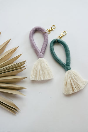 Boho Medium Tassel Keychain (last chance)