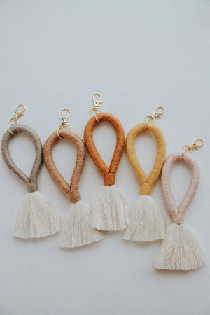 Boho Medium Tassel Keychain (last chance)