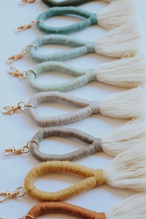 Boho Medium Tassel Keychain (last chance)