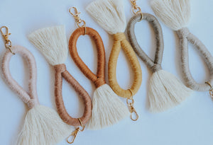 Boho Medium Tassel Keychain (last chance)