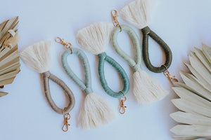 Boho Medium Tassel Keychain (last chance)