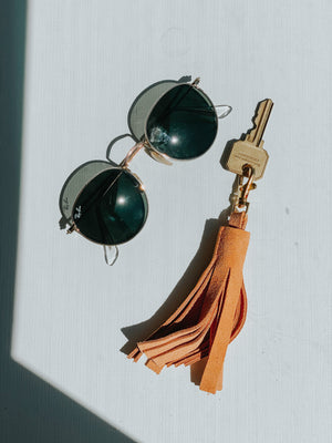 Suede Leather Keychains