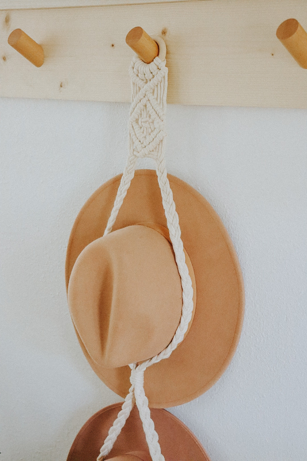 Boho Macrame Hat Hanger