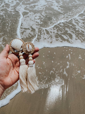 Large Seashell Rattan Air Vent Diffuser