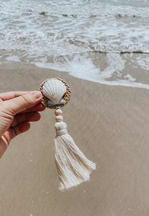 Large Seashell Rattan Air Vent Diffuser